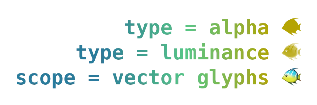 Text stencil
